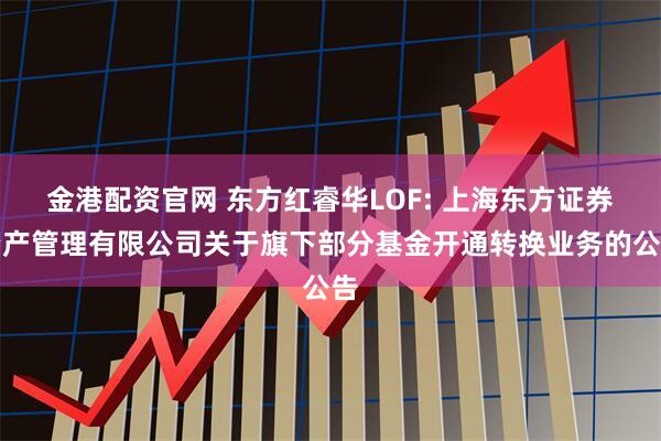 金港配资官网 东方红睿华LOF: 上海东方证券资产管理有限公司关于旗下部分基金开通转换业务的公告