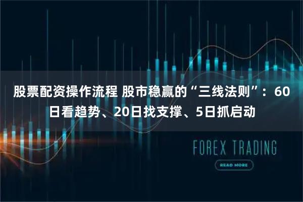 股票配资操作流程 股市稳赢的“三线法则”：60日看趋势、20日找支撑、5日抓启动